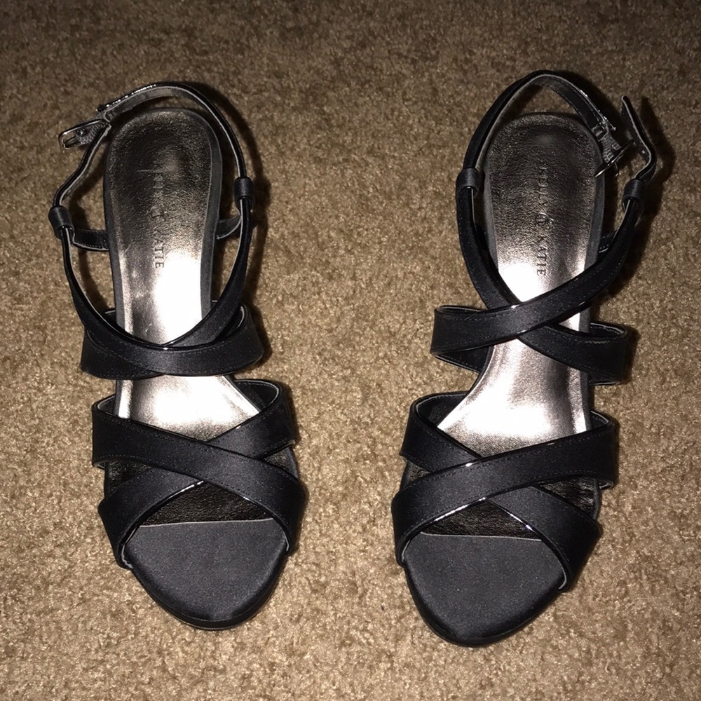 Strappy Black Heels
